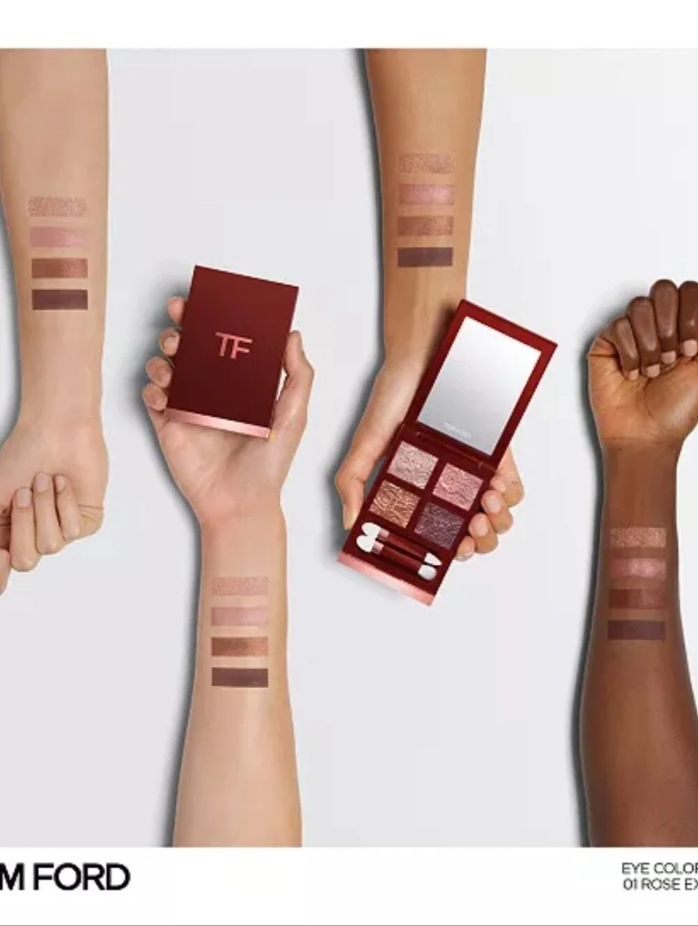 NEW~ Tom Ford Rose Exposed Eye Color Quad Eyeshadow Palette 🌟Limited Edition🌟